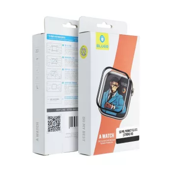   5D Mr. Monkey Glass Apple Watch SE/SE 2 44MM, (Strong HD), fekete