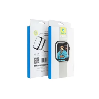   5D Mr. Monkey Glass Apple Watch 7/8/9 45MM, (Strong HD), fekete