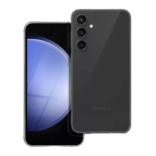 Samsung Galaxy S23 FE 2mm szilikon hátlap, tok, kameravédelemmel, átlátszó