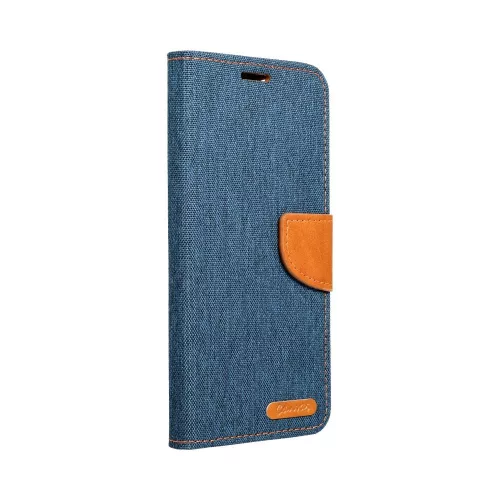 CANVAS oldalra nyíló tok Samsung Galaxy S23 FE, sötétkék