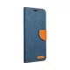 CANVAS oldalra nyíló tok Samsung Galaxy S23 FE, sötétkék