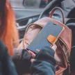 CANVAS oldalra nyíló tok Samsung Galaxy S23 FE, sötétkék