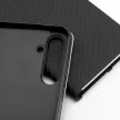 LUNA Book Carbon oldalra nyíló tok Samsung Galaxy S23 FE, fekete