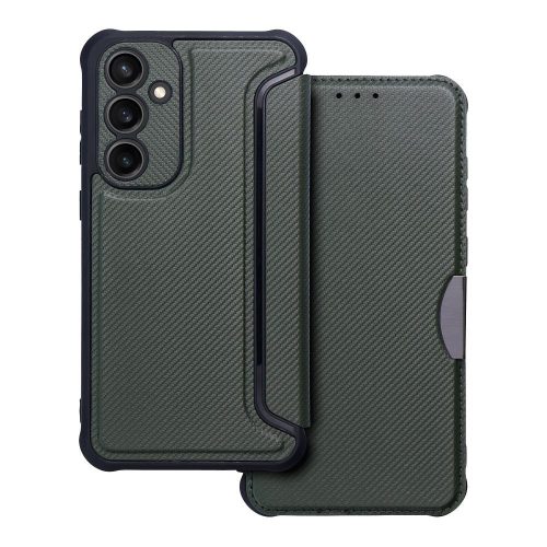 RAZOR Book oldalra nyíló tok Samsung Galaxy S23 FE, zöld