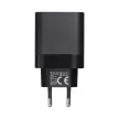 Blue Star hálózati töltő Type C + kábel Type C - Type C PD QC4.0 3A 45W TFB-TC-45WPD, fekete