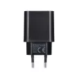 Blue Star hálózati töltő Type C + kábel Type C - Lightning PD QC4.0 3A 20W TFB-TC-20WPD, fekete