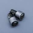 FORCELL F-ENERGY Alu autós töltő 2 x Type C + USB A PD QC4.0 SFC 2.0 4,5A 65W , szürke