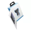 Autós töltő USB A + 2 x Type C PD QC3.0 3A 191W CC69-2C1A, fekete