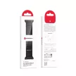 FORCELL F-DESIGN FA05 nylon óraszíj APPLE Watch 42/ 44/ 45/ 49 mm tok, fekete