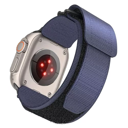 FORCELL F-DESIGN FA05 nylon óraszíj APPLE Watch 42/ 44/ 45/ 49 mm, kék