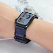 FORCELL F-DESIGN FA05 nylon óraszíj APPLE Watch 42/ 44/ 45/ 49 mm, kék