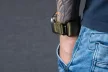 FORCELL F-DESIGN FA05 nylon óraszíj APPLE Watch 38/ 40/ 41 mm tok, fekete