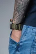 FORCELL F-DESIGN FA05 nylon óraszíj APPLE Watch 38/ 40/ 41 mm tok, fekete