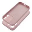 Case SILICONE 2mm IPHONE 14 sand tok, rózsaszín