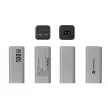 FORCELL F-ENERGY GaN III VT-49 hálózati töltő 2 x Type C + 2 x USB A PD QC4.0 SFC2.0 5A 100W , szürke