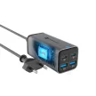 FORCELL F-ENERGY GaN III VT-49 hálózati töltő 2 x Type C + 2 x USB A PD QC4.0 SFC2.0 5A 100W , szürke