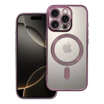   ELECTRO MAG COVER case MagSafe iPhone 16 Pro glitter tok, lila