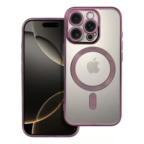 ELECTRO MAG COVER case MagSafe iPhone 16 Pro glitter tok, lila