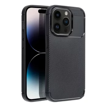 Case CARBON PREMIUM iPhone 16 Pro tok, fekete