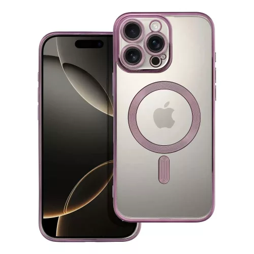 ELECTRO MAG COVER case MagSafe iPhone 16 Pro Max glitter tok, lila