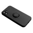 SILICONE RING case iPhone 16 Plus tok, fekete