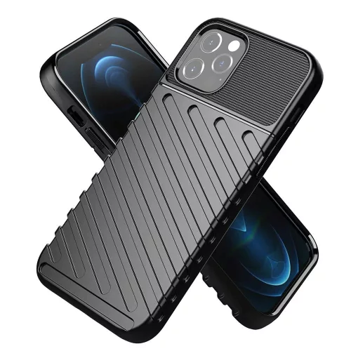 THUNDER case iPhone 16 Pro Max tok, fekete