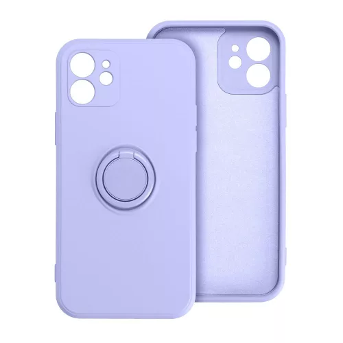 SILICONE RING case iPhone 16 Pro Max tok, lila