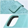 MEZZO Book case iPhone 16 mandala tok, zöld