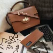 Leather case SMART PRO iPhone 16 Plus tok, barna