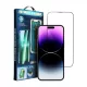 5D Full Glue Tempered Glass iPhone 16 Pro fekete + applicator edzett üvegfólia