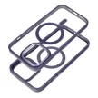 COLOR EDGE MAG COVER case MagSafe iPhone 16 Pro glitter tok, lila