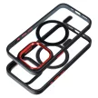 COLOR EDGE MAG COVER case MagSafe iPhone 16 Pro tok, fekete-piros