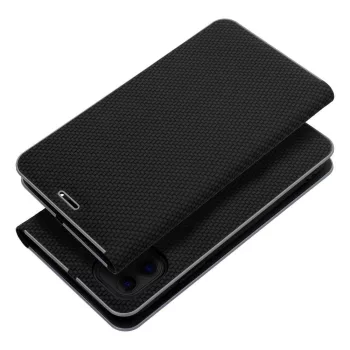 LUNA Book Carbon iPhone 16 Plus tok, fekete