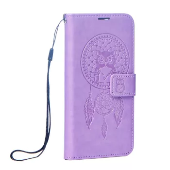 MEZZO Book case iPhone 16 Plus dreamcatcher tok, lila