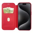 SMART MAG Book case MagSafe iPhone 16 Pro Max tok, piros