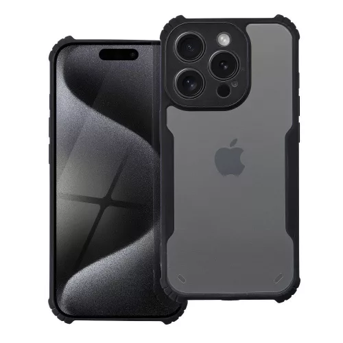 ANTI-DROP case iPhone 16 Pro Max tok, fekete