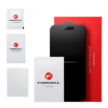   Forcell Matt Glass - iPhone 13 Pro Max / 14 Plus black matt edzett üvegfólia