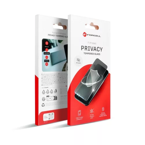 Forcell Privacy Glass - iPhone 16 Plus betekintésgátló edzett üvegfólia
