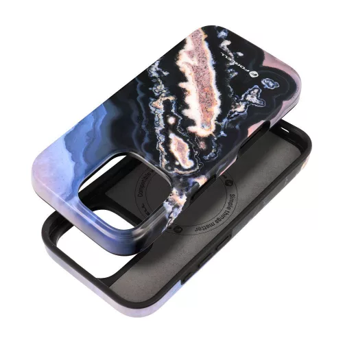 FORCELL F-PROTECT Mirage case MagSafe iPhone 16 PRO tok, arany island tok, színes