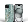 FORCELL F-PROTECT Mirage case MagSafe iPhone 16 PLUS márványtok, mentazöldás tok, zöld