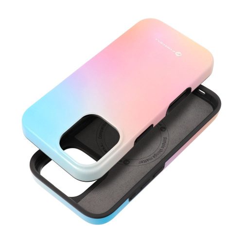FORCELL F-PROTECT Mirage case MagSafe iPhone 16 tok, rózsaszíny tok, kék tok, színes