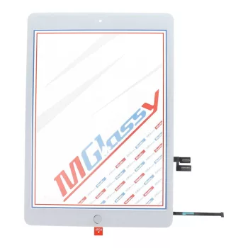   MUSTTBY Érintőképernyő + hátlapi matrica + Home iPAD 7 (fehér)