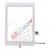 MUSTTBY Érintőképernyő + hátlapi matrica + Home iPAD 7 (fehér)
