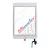 MUSTTBY Érintőképernyő + hátlapi matrica + Home iPAD Mini 3 (fehér)