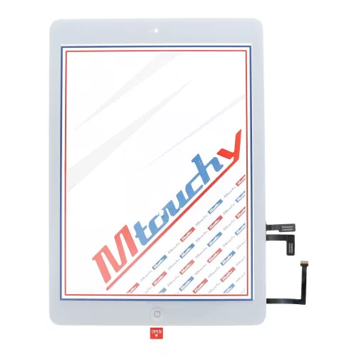 MUSTTBY Érintőképernyő + hátlapi matrica + Home iPAD Air1 (fehér)