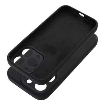 Case SILICONE 2mm iPhone 16 Plus tok, fekete