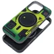 FORCELL F-PROTECT Levels Dual Layer 4D technology, Miliatry Drop-Test MagSafe iPhone 16 PRO tok, zöld