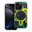 FORCELL F-PROTECT Levels Dual Layer 4D technology, Miliatry Drop-Test MagSafe iPhone 16 PRO tok, zöld