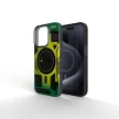 FORCELL F-PROTECT Levels Dual Layer 4D technology, Miliatry Drop-Test MagSafe iPhone 16 PRO tok, zöld