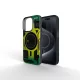 FORCELL F-PROTECT Levels Dual Layer 4D technology, Miliatry Drop-Test MagSafe iPhone 16 PRO MAX tok, zöld